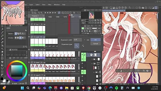 DrenchedArt online show from January 2025 12:25:01 AM