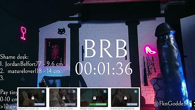 Jane Goddess online show from July 2026 08:59:01 PM