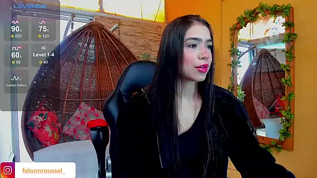 Snapshot of FaloonRoussel chatting on February 2025 02:20:01 PM FaloonRoussel online show from February 2025 02:20:01 PM