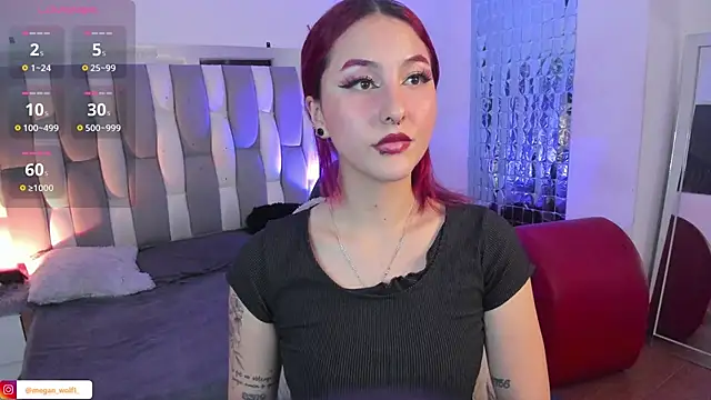 Snapshot of Megan_wolf1_ chatting on December 2024 08:07:02 AM Megan wolf1 online show from December 2024 08:07:02 AM