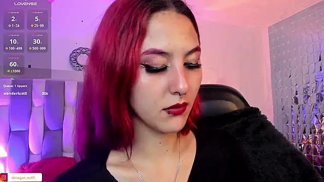 Snapshot of Megan_wolf1_ chatting on January 2025 07:29:01 AM Megan wolf1 online show from January 2025 07:29:01 AM