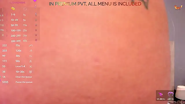 FoxxyClarise online show from October 2025 07:55:01 PM