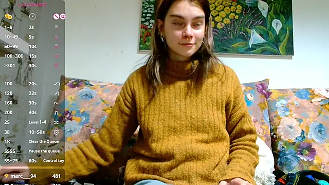 Sophie Bell online show from January 2025 08:59:02 PM
