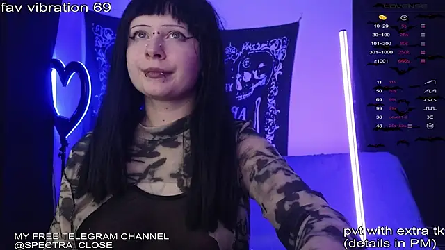 Snapshot of SpectraSirens chatting on May 2026 12:51:02 AM SpectraSirens online show from May 2026 12:51:02 AM