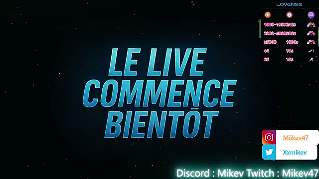 Snapshot of Mikev chatting on October 2025 07:03:02 PM Mikev online show from October 2025 07:03:02 PM