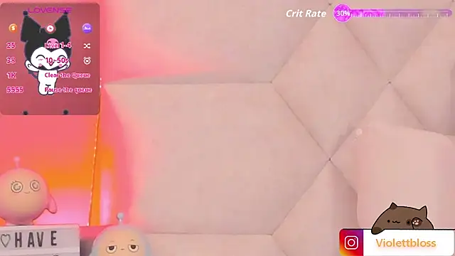 Violettbloss online show from October 2025 03:18:02 AM