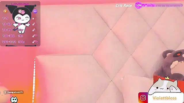 Violettbloss online show from October 2025 03:18:01 AM