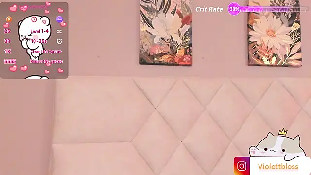 Violettbloss online show from October 2025 03:25:01 AM