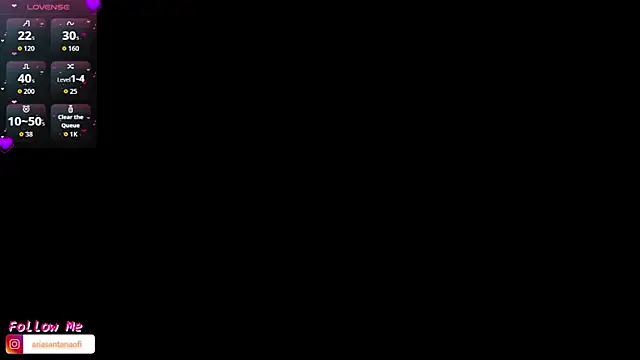 Snapshot of arisantana chatting on October 2025 07:00:01 PM arisantana online show from October 2025 07:00:01 PM