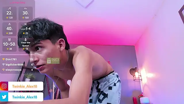 Twinkie-Alex18 online show from February 2025 08:20:01 AM