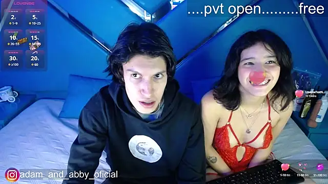 Adam and abby online show from January 2025 09:01:02 PM