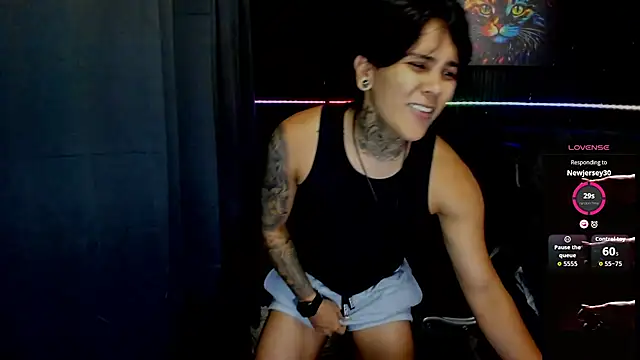 Snapshot of ZhoeStrong chatting on October 2025 01:44:01 AM ZhoeStrong online show from October 2025 01:44:01 AM