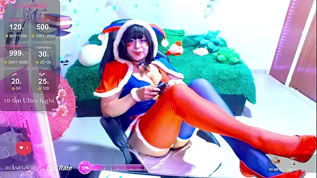 Snapshot of MilkyXSakura chatting on December 2024 03:07:01 AM MilkyXSakura online show from December 2024 03:07:01 AM