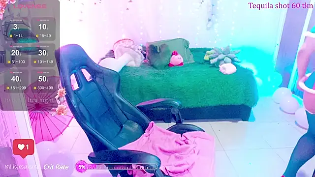 Snapshot of MilkyXSakura chatting on February 2025 03:36:01 AM MilkyXSakura online show from February 2025 03:36:01 AM