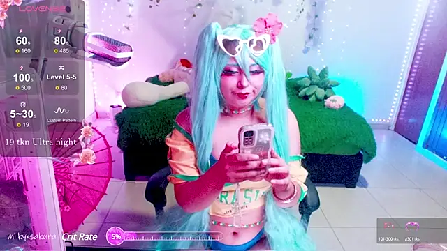 Snapshot of MilkyXSakura chatting on March 2025 01:48:01 AM MilkyXSakura online show from March 2025 01:48:01 AM