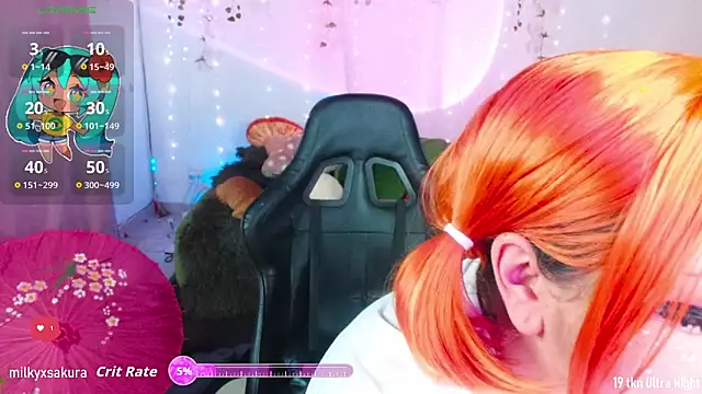 Snapshot of MilkyXSakura chatting on October 2025 02:23:02 AM MilkyXSakura online show from October 2025 02:23:02 AM