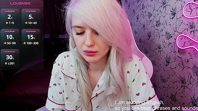 Healing  girl online show from March 2025 06:12:01 PM