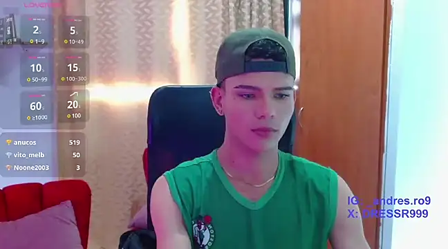 adonis lovely online show from March 2025 12:01:02 PM