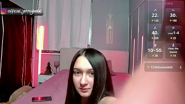 Jennyke66 online show from December 2024 05:04:02 PM