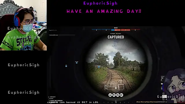 EuphoricSigh online show from July 2026 06:00:02 PM