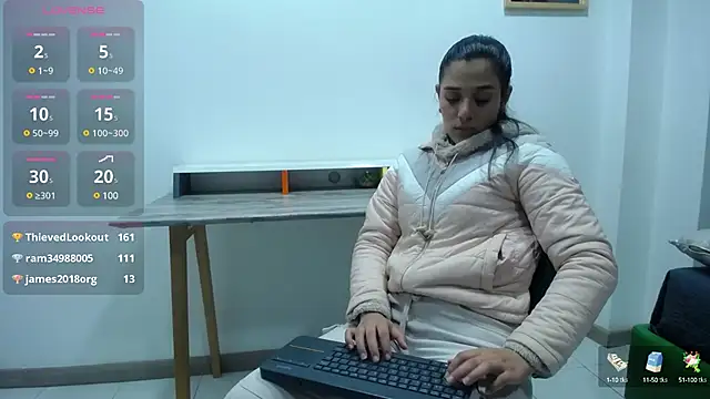 floriamANDjazmin online show from January 2025 11:22:02 PM