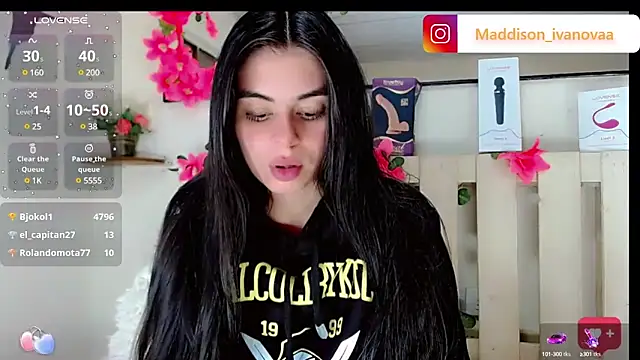 Snapshot of Madisson_Ivanova chatting on January 2025 11:34:02 AM Madisson Ivanova online show from January 2025 11:34:02 AM