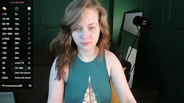 DarkErica online show from March 2026 01:33:01 PM