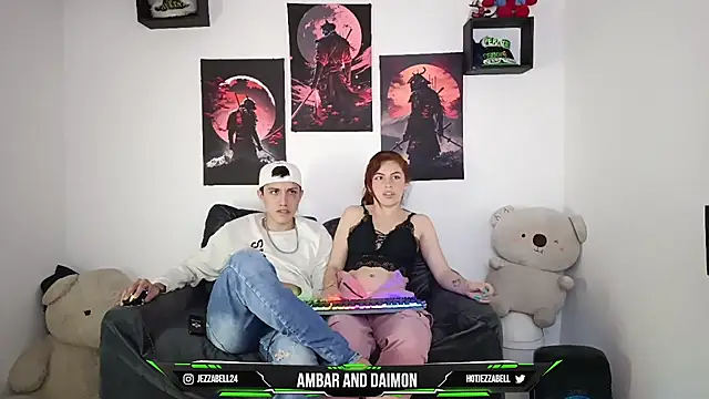 Ambar and daimon  online show from February 2025 04:46:02 AM