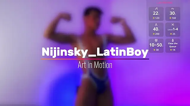 Nijinsky LatinBoy online show from June 2026 11:02:01 AM
