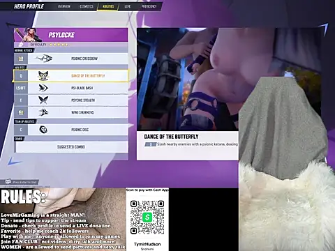 Snapshot of lovemirgaming chatting on March 2025 11:12:02 AM lovemirgaming online show from March 2025 11:12:02 AM