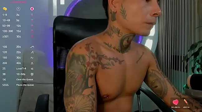 Snapshot of tattokoi chatting on March 2025 01:24:02 AM tattokoi online show from March 2025 01:24:02 AM