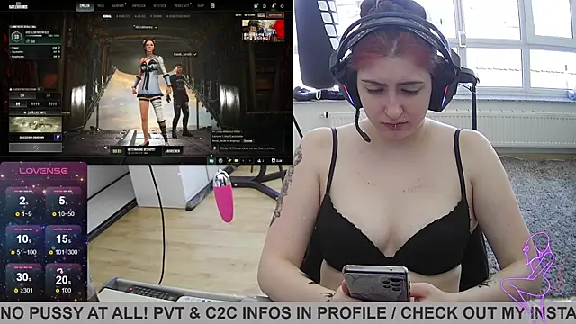 Snapshot of Gamergirl-Linela chatting on March 2025 10:49:02 AM Gamergirl-Linela online show from March 2025 10:49:02 AM