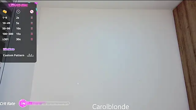 Snapshot of Carolblonde chatting on February 2025 11:13:02 PM Carolblonde online show from February 2025 11:13:02 PM