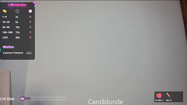 Snapshot of Carolblonde chatting on February 2025 02:17:02 AM Carolblonde online show from February 2025 02:17:02 AM