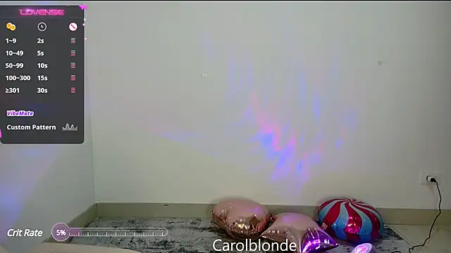 Snapshot of Carolblonde chatting on March 2025 05:31:02 AM Carolblonde online show from March 2025 05:31:02 AM