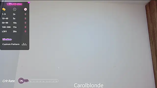 Snapshot of Carolblonde chatting on March 2025 04:30:02 AM Carolblonde online show from March 2025 04:30:02 AM