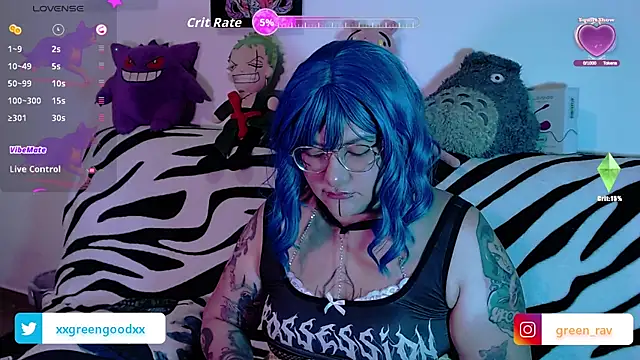 XxGreenGoodxX online show from October 2025 08:07:02 PM