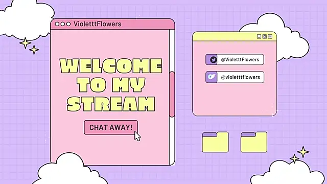 violetttflowers online show from April 2026 11:46:02 PM
