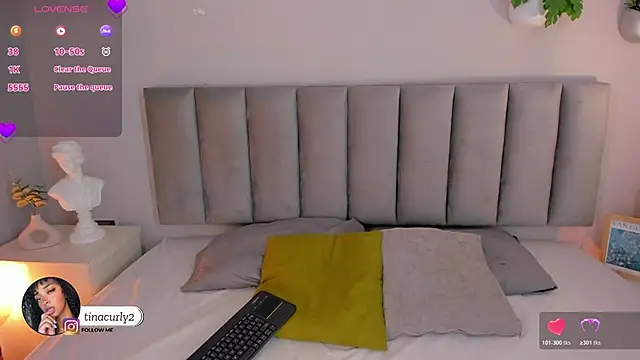 Tina curly online show from April 2026 12:21:01 PM