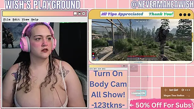 Snapshot of nevermakeawish chatting on April 2026 11:38:01 AM nevermakeawish online show from April 2026 11:38:01 AM