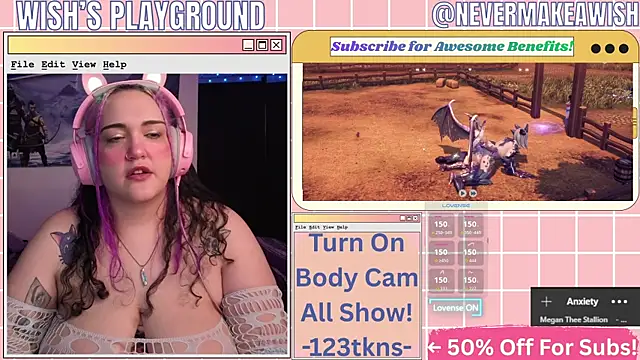 Snapshot of nevermakeawish chatting on May 2026 10:53:02 AM nevermakeawish online show from May 2026 10:53:02 AM