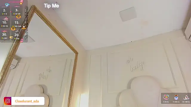 Snapshot of Cloedurant chatting on October 2025 08:22:01 PM Cloedurant online show from October 2025 08:22:01 PM