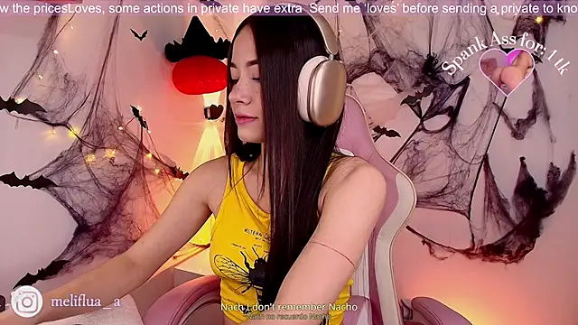 Snapshot of Melifluaa chatting on October 2025 04:18:01 PM Melifluaa online show from October 2025 04:18:01 PM