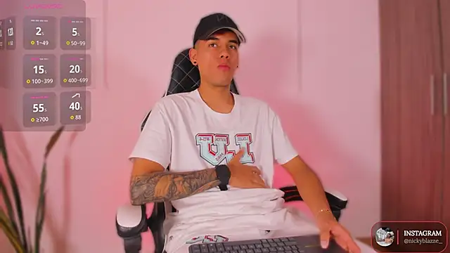 Nickyblazze  online show from November 2025 12:59:02 PM