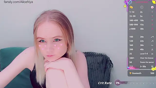 AliceNya cute online show from November 2025 02:57:02 AM