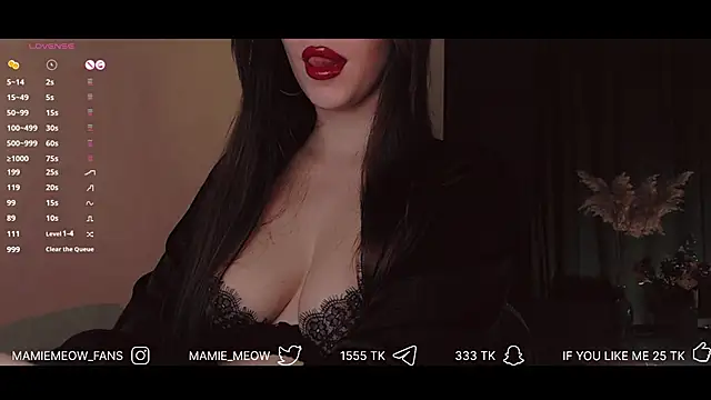 Mamiemeow online show from January 2025 03:29:01 PM