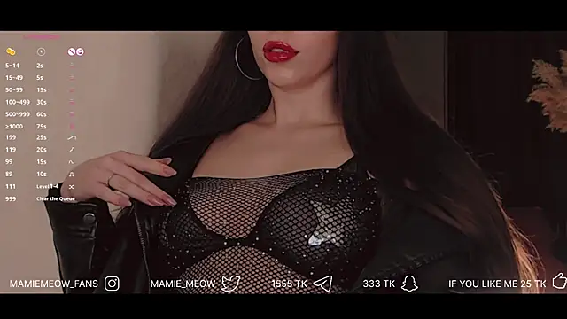 Mamiemeow online show from January 2025 03:30:02 PM