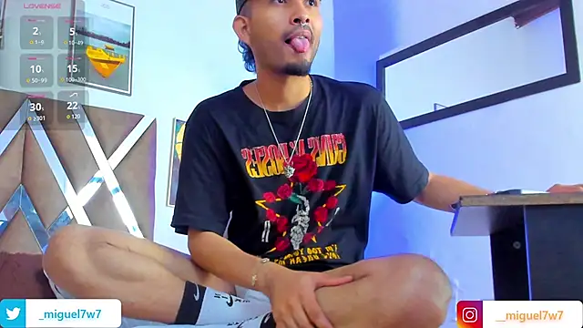   Miguel7w7 online show from January 2026 07:06:01 PM