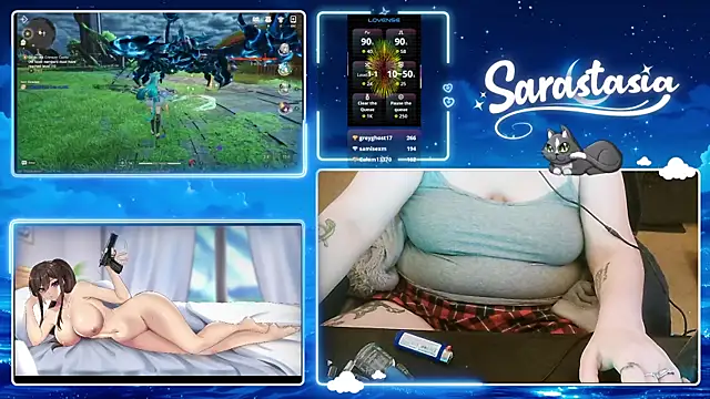 Snapshot of Sarastasia417 chatting on July 2026 07:34:01 AM Sarastasia417 online show from July 2026 07:34:01 AM