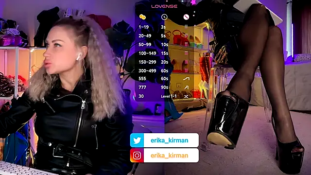 Erika Kirman online show from December 2025 01:05:02 PM